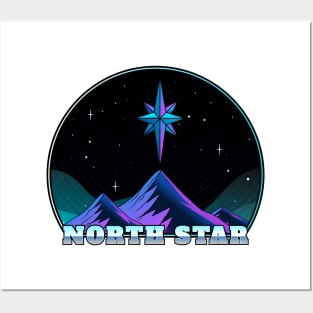 North Star Gradient Posters and Art